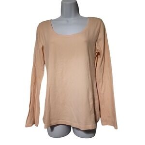 Y2K Wet Seal Womens Top Size XL Pink Long Sleeve Emo Indie Grunge Layer